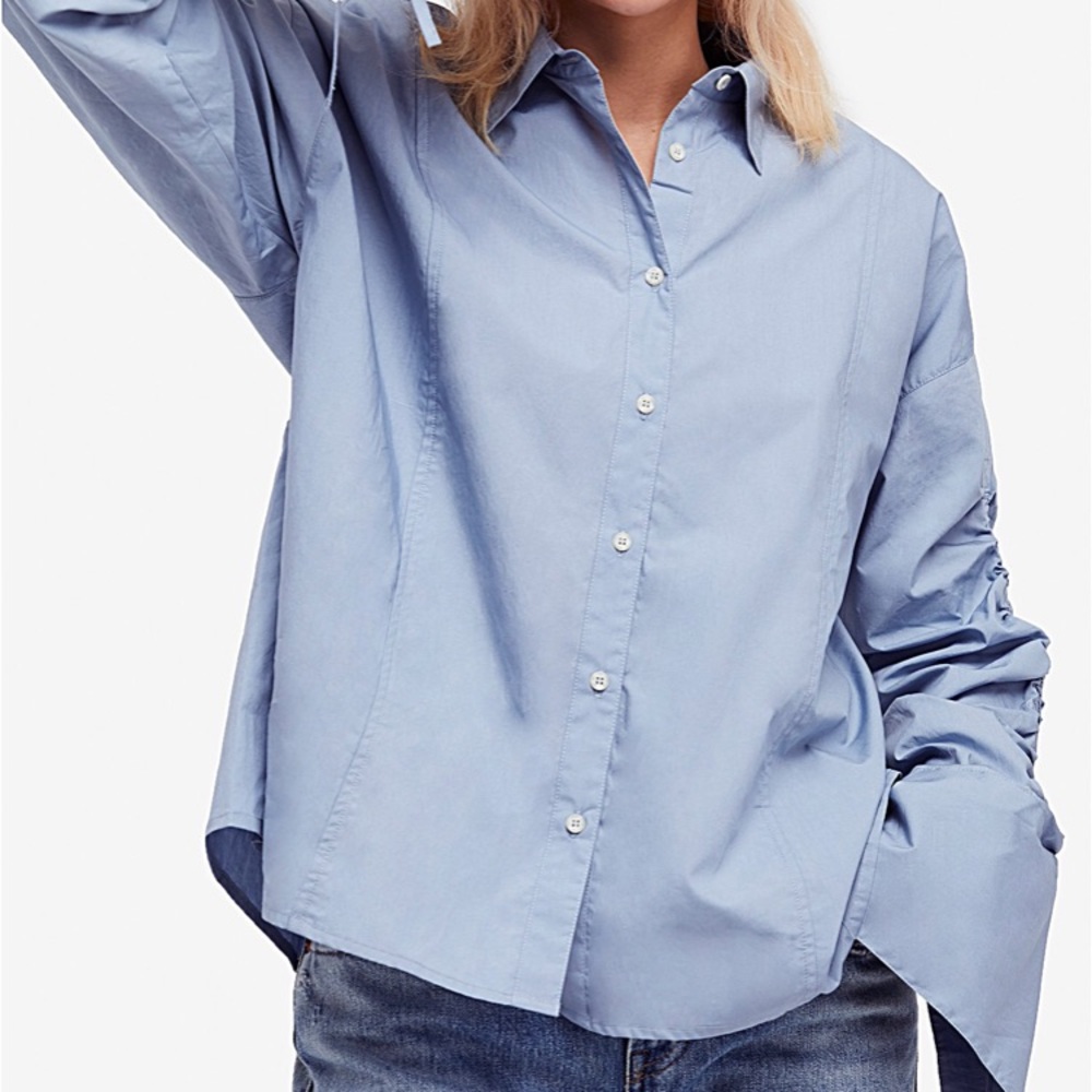 Free people over sized cotton t shirt
